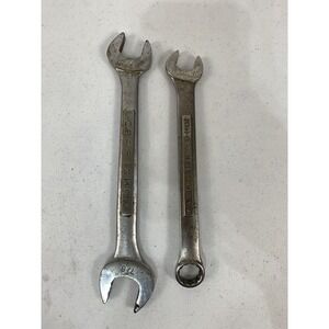 Lot Of 2 Craftsman 5/8 -VA-44697 & 3/4-7/8 -VV-44584 Combo Wrenches Made in USA